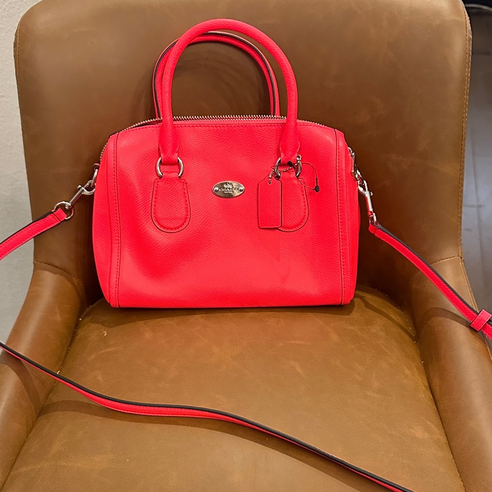 Coach Bright Pink Satchel